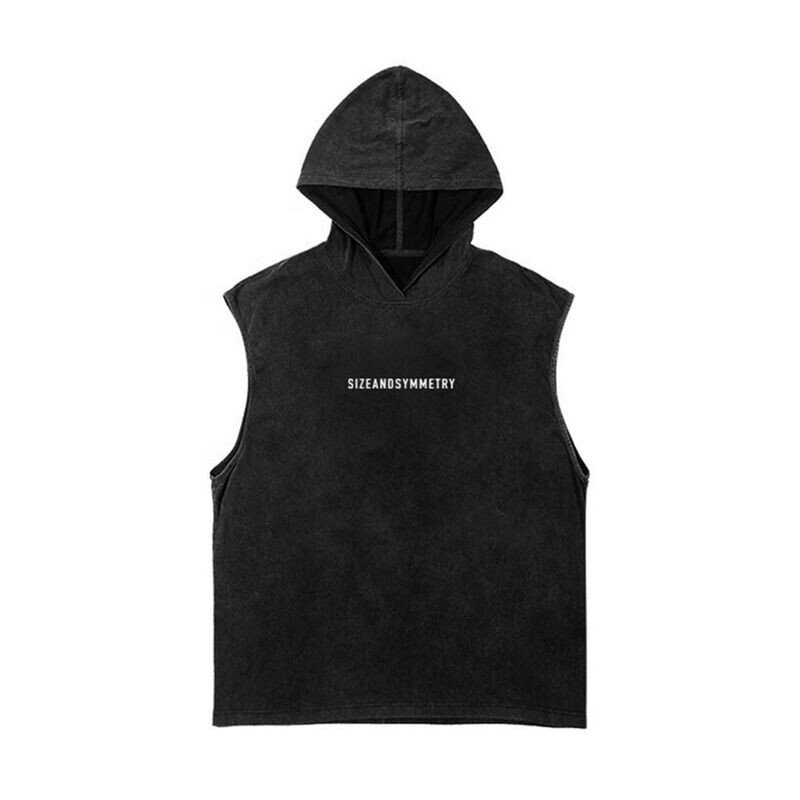 Sleeveless Hoodie Vest