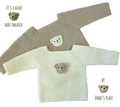 CROCHET PATTERN: Teddy Bear Sweater