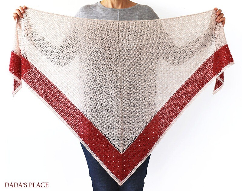 CROCHET PATTERN: Delicate Shawl