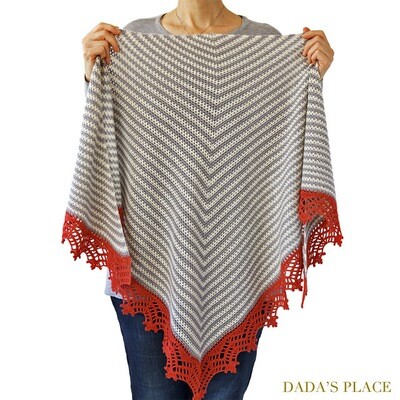 雪板1645 ピンテール　ナッツ CROCHET PATTERN: Tayna Shawl