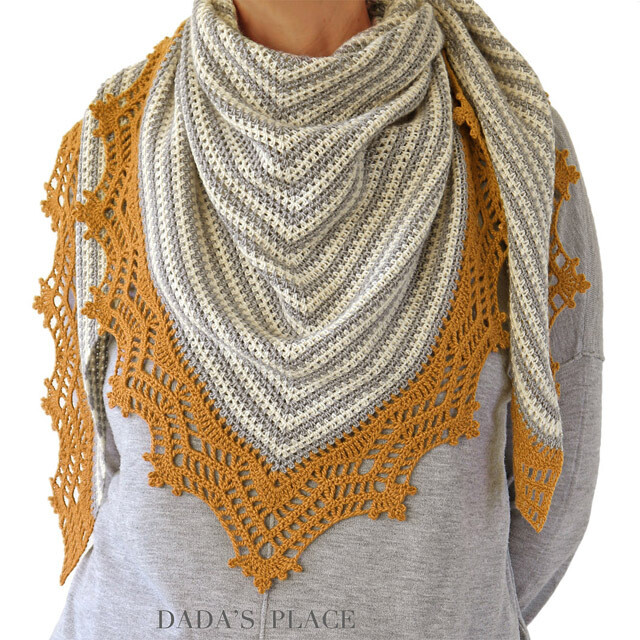 CROCHET PATTERN: Tayna Shawl