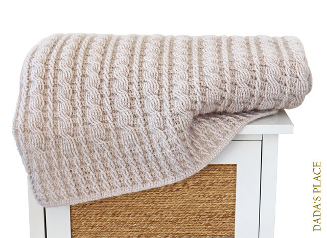 CROCHET PATTERN: Easy as Pie Cable Blanket