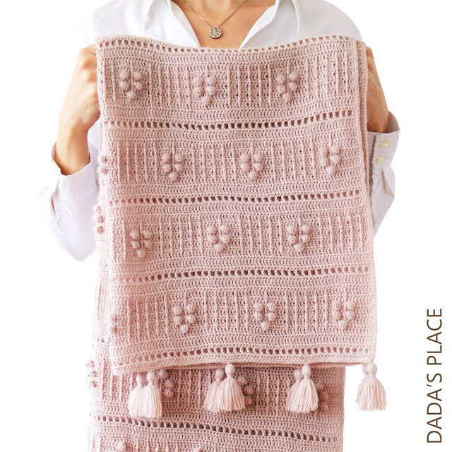 CROCHET PATTERN: Signature of trees blanket