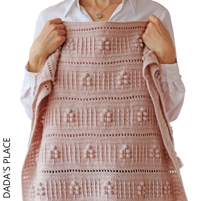 CROCHET PATTERN: Signature of trees blanket