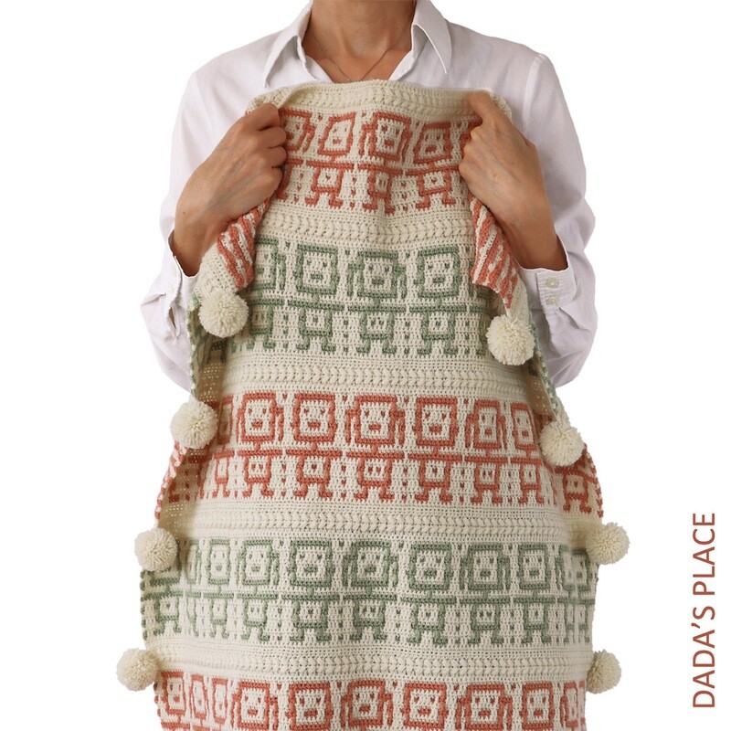 CROCHET PATTERN: BFF Mosaic Blanket