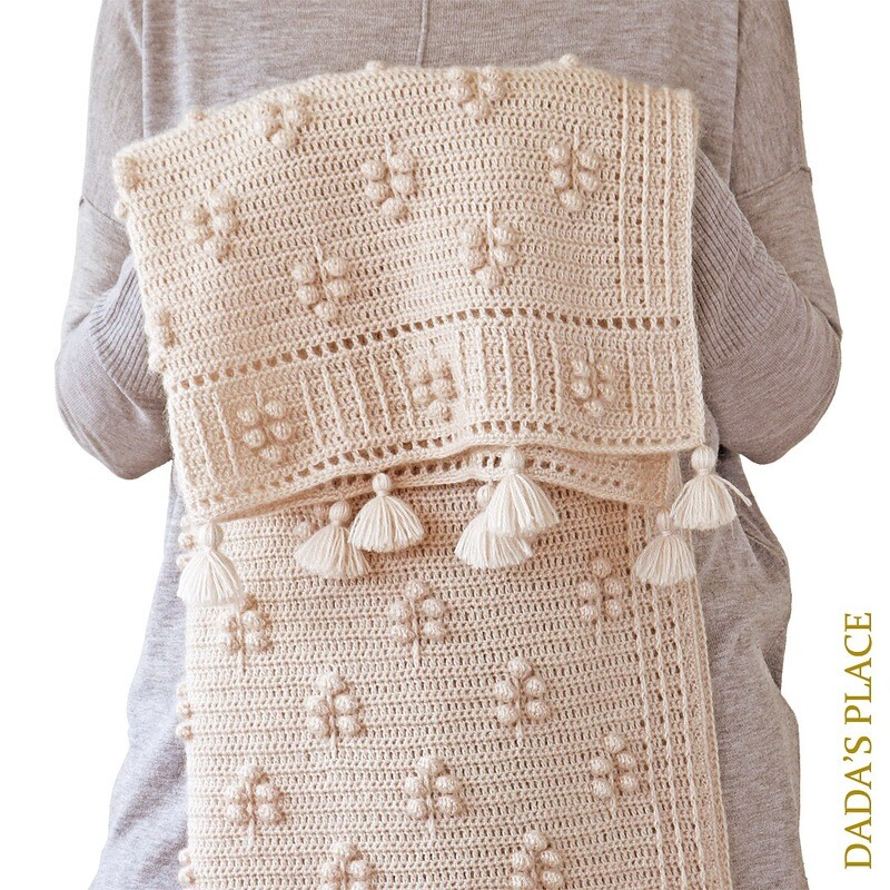 CROCHET PATTERN: Into the Woods Blanket