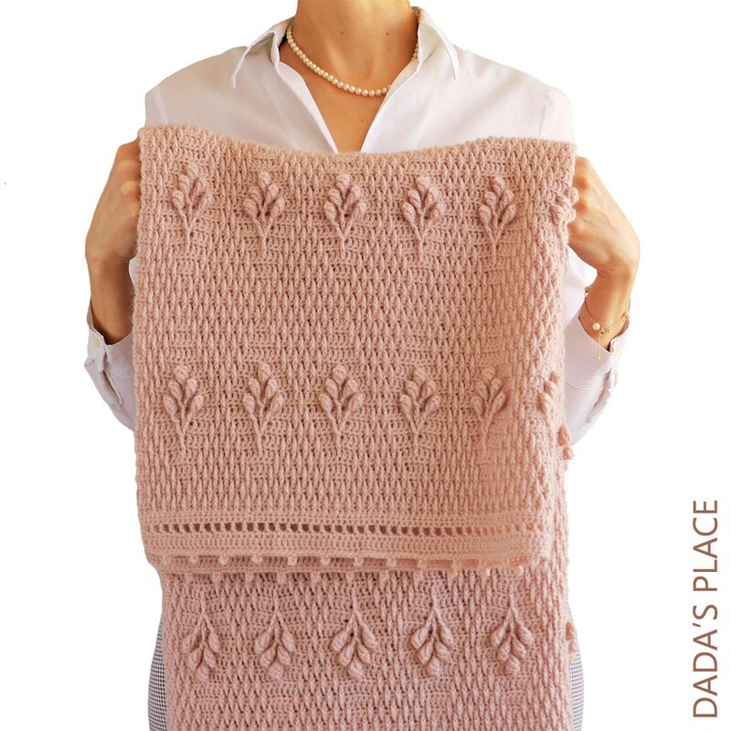 CROCHET PDF PATTERN: Calista Blanket