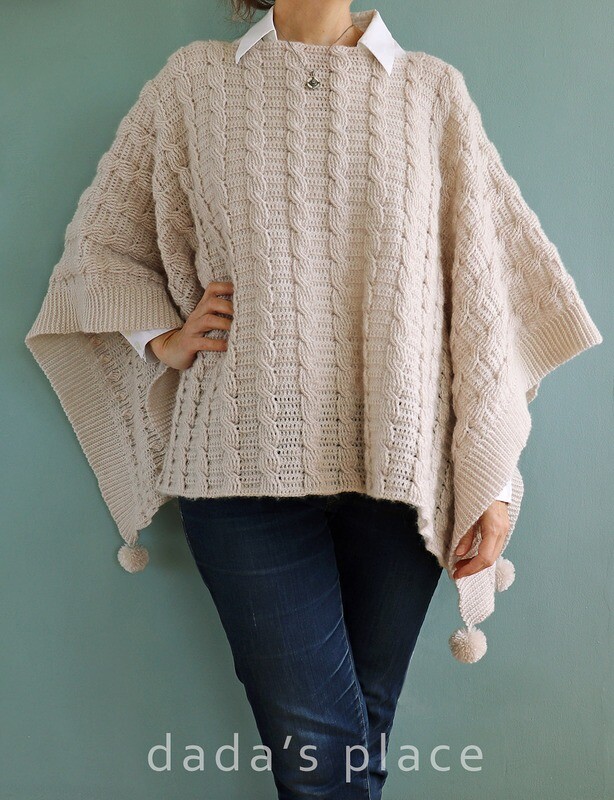 CROCHET PDF PATTERN: Izzy Poncho