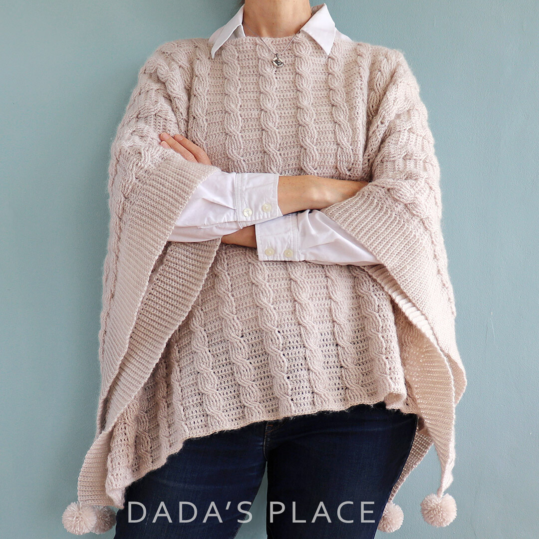 CROCHET PDF PATTERN: Izzy Poncho