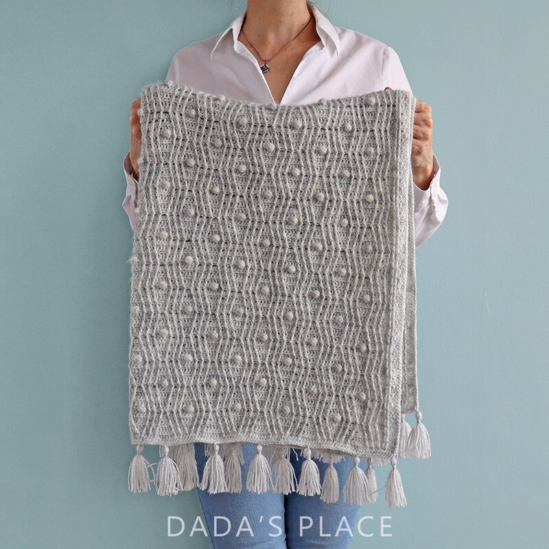 CROCHET PDF PATTERN: Jade blanket