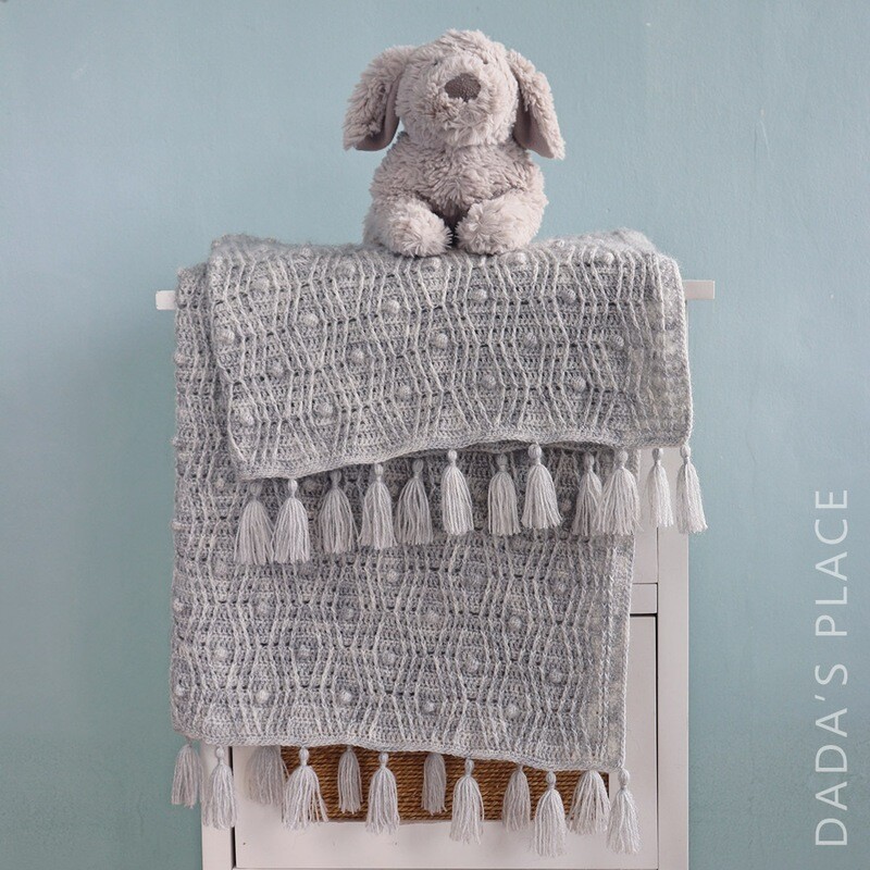 CROCHET PDF PATTERN: Jade blanket
