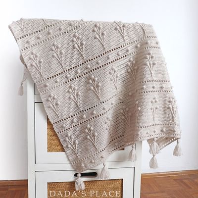 CROCHET PDF PATTERN: Indie Blanket