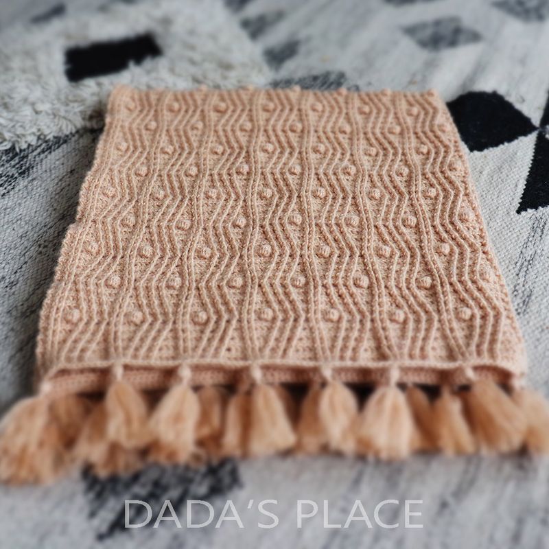 CROCHET PDF PATTERN: Pearl Blanket