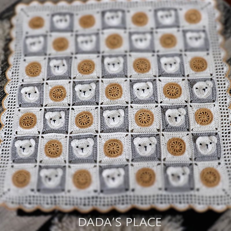 CROCHET PATTERN: Little Bear Baby Blanket