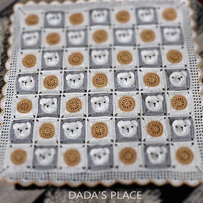 CROCHET PATTERN: Little Bear Baby Blanket
