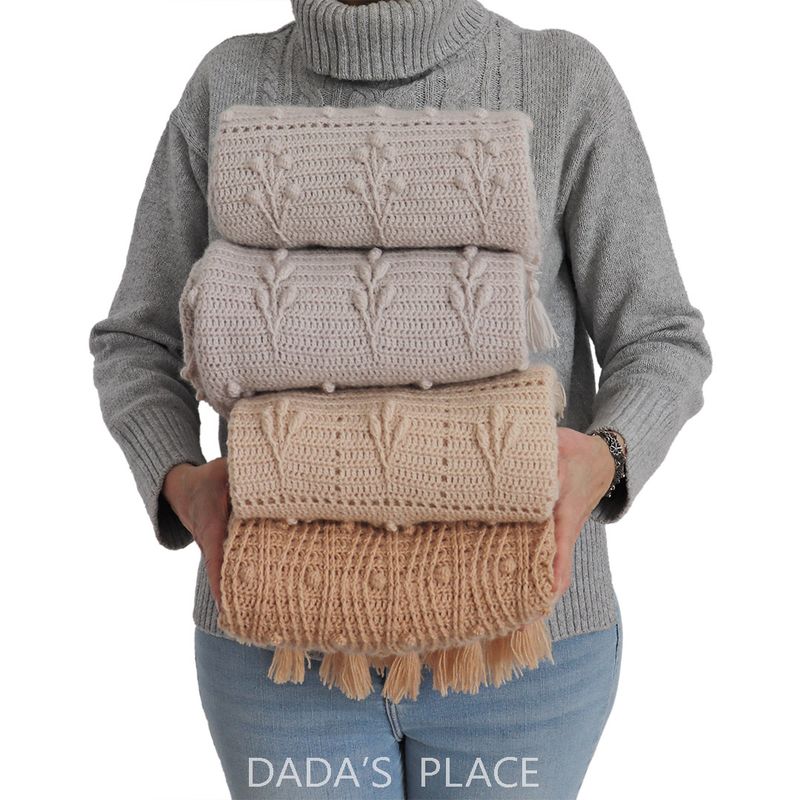 CROCHET PATTERN BUNDLE 4: Four Crochet Blanket Patterns