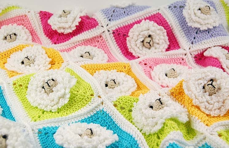 Sheep blanket crochet hotsell