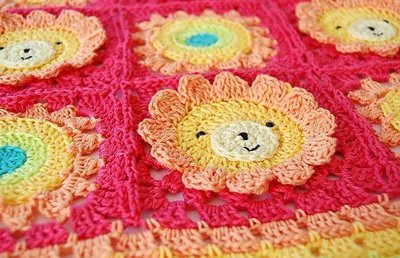 CROCHET PATTERN: Little Lion Baby Blanket