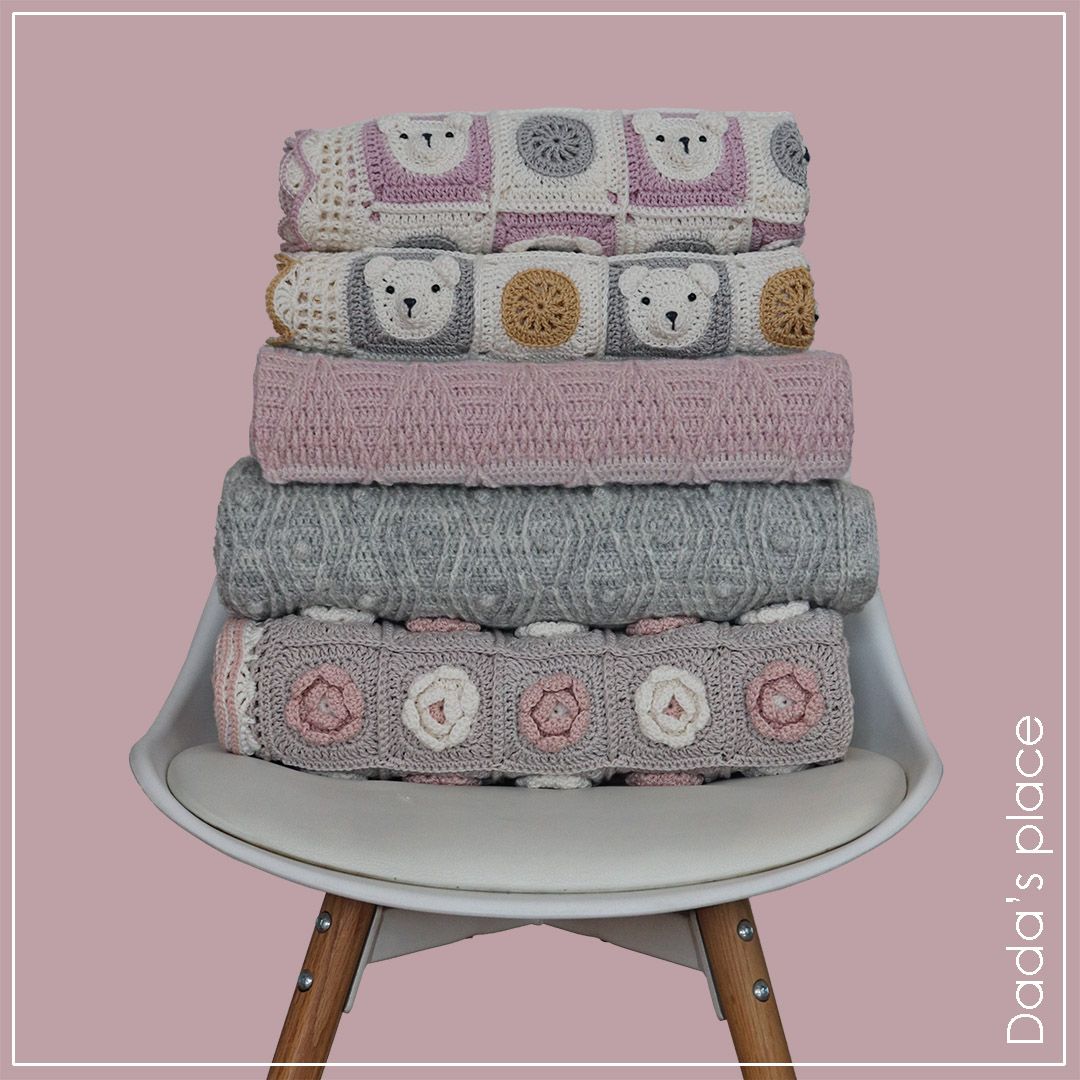 CROCHET PATTERN BUNDLE #5: Four Crochet Blanket Patterns