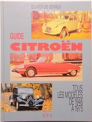 Guide Citroën modèles 1946 à 1975