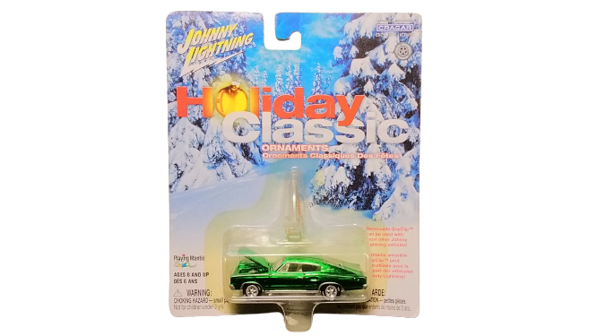 JOHNNY LIGHTNING Holiday Classic Ornaments Dodge Charger 1967