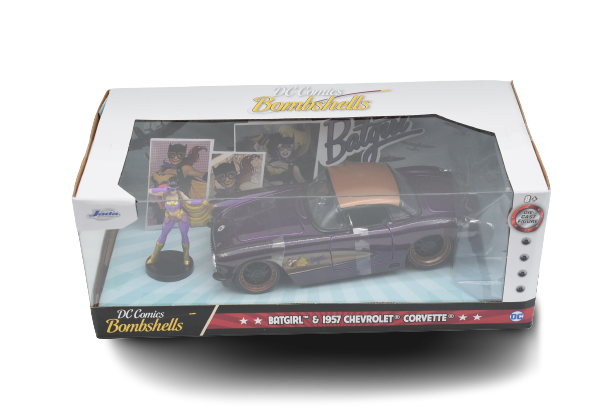 Jada Batgirl & Chevrolet Corvette 1957