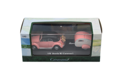 Cararama Volkswagen Beetle W/Coccinelle Caravan 1