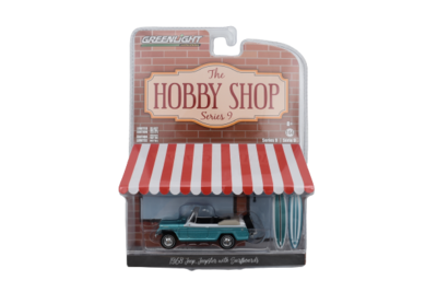Greenlight The Hobby Shop Jeep Jeepster 1968 With Surfboards