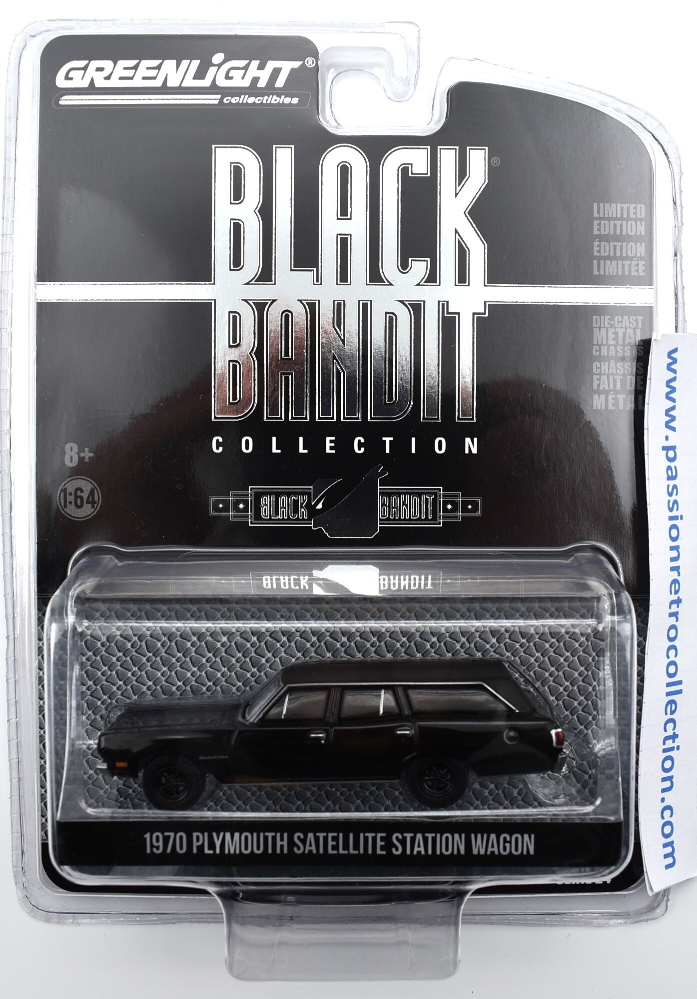 Greenlight Black Bandit Plymouth Satellite Station Wagon 1970