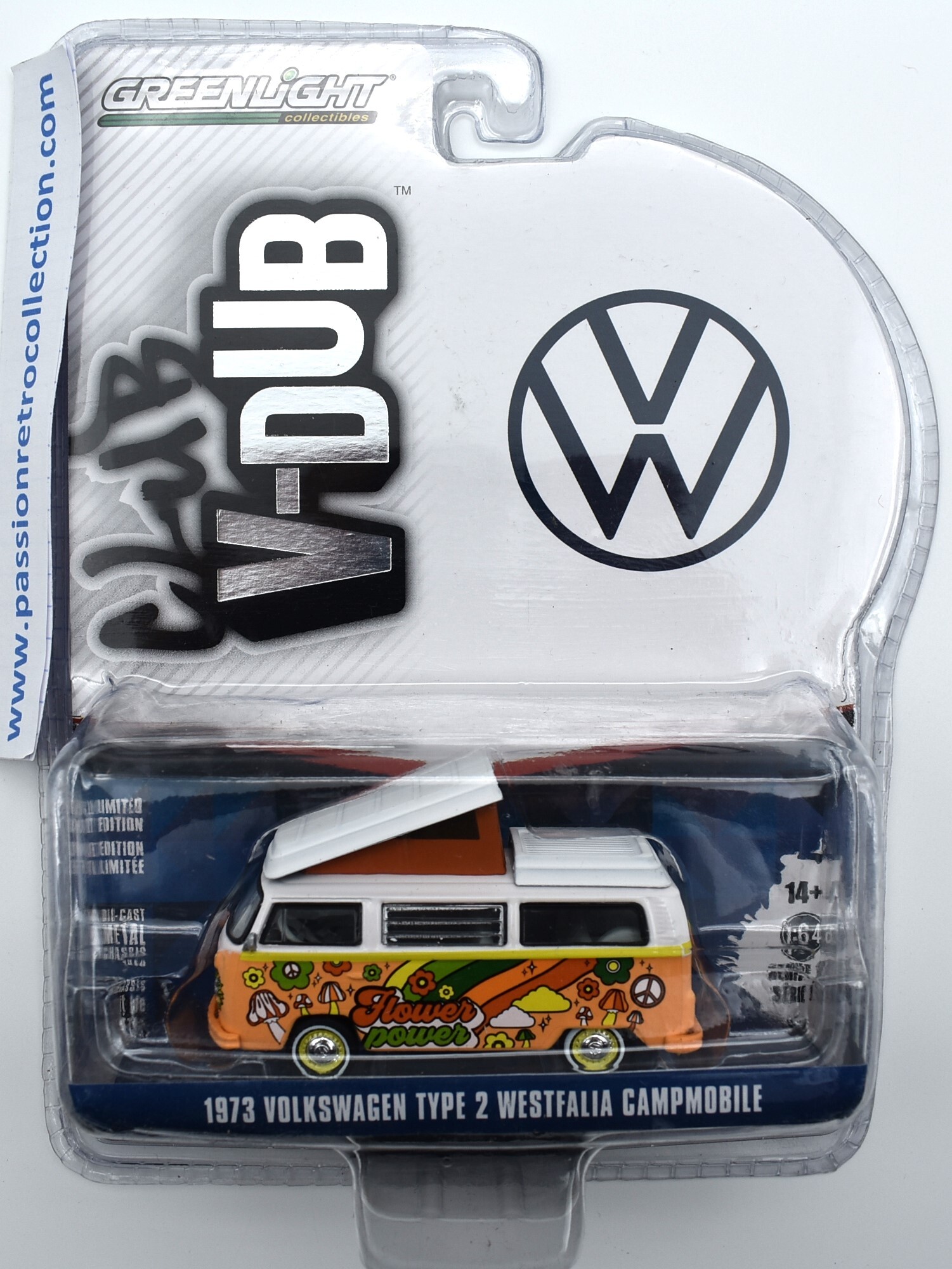 Greenlight Club V-Dub Volkswagen Combi Westfalia Type 2 Campmobile 1973