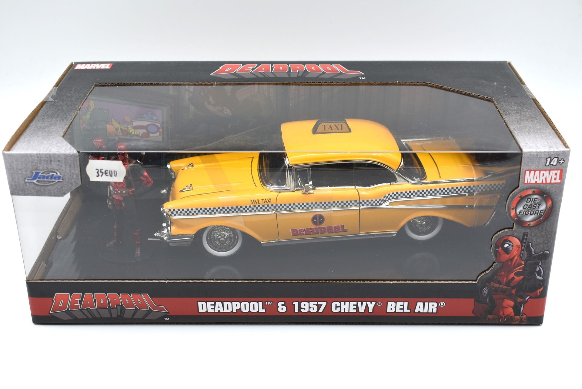 Jada Deadpool Chevrolet Bel Air Taxi 1957