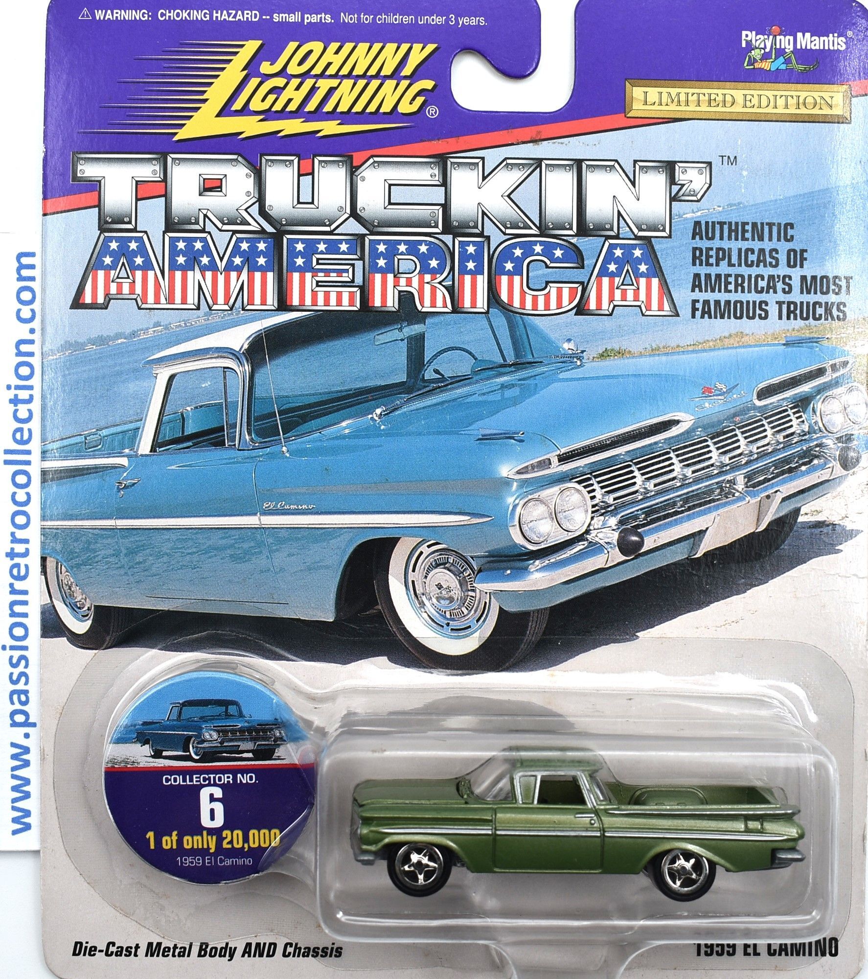 Johnny Lightning Truckin America Chevrolet El Camino 1959