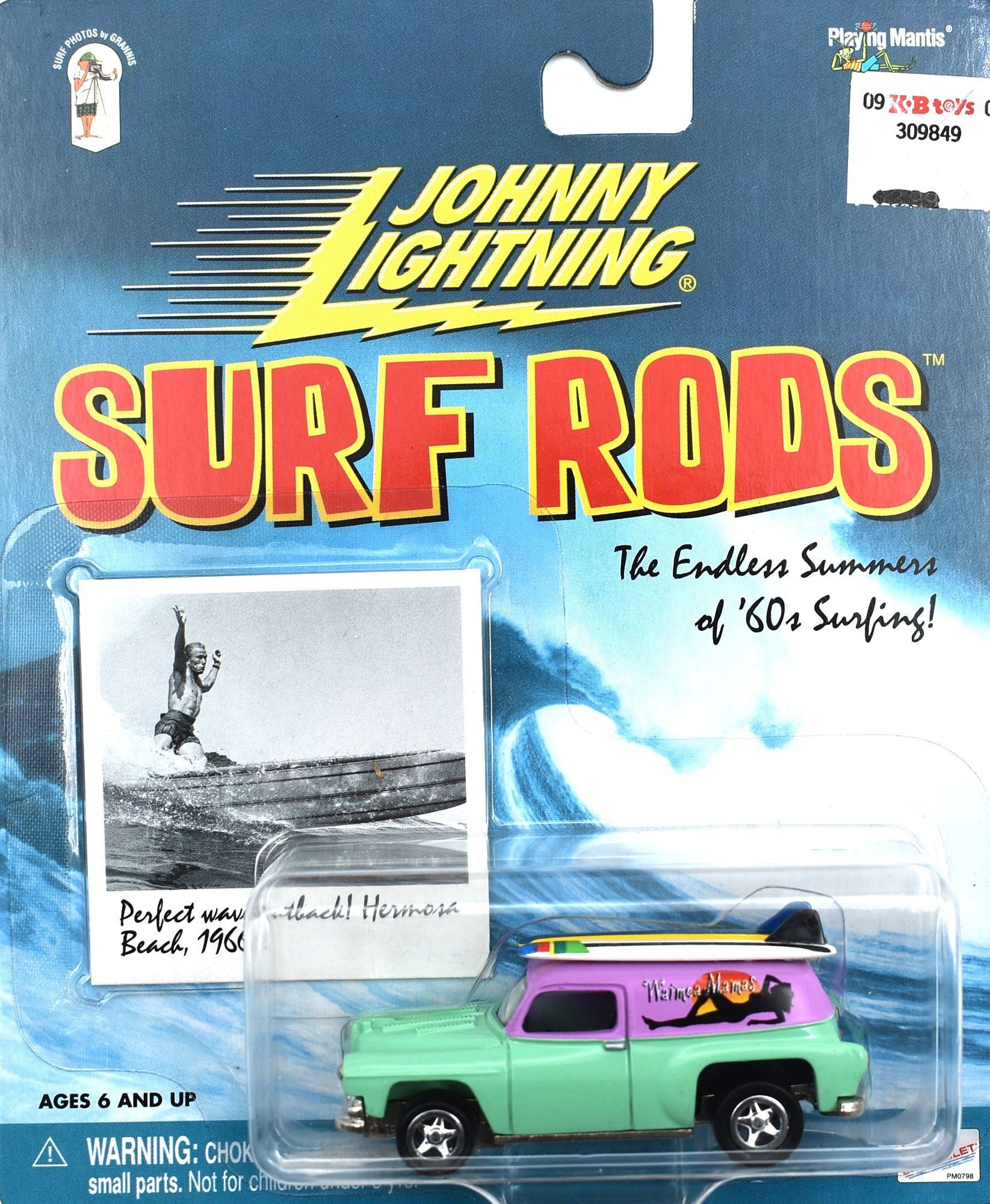 Johnny Lightning Surf Rods Chevrolet Panel 1954