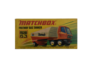 Lesney Matchbox Superfast 63 Freeway Gas Tanker