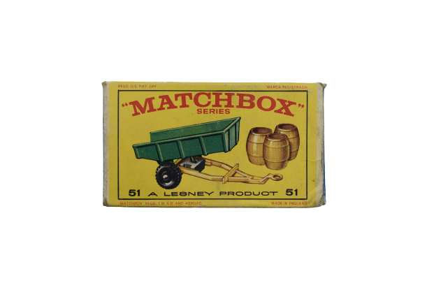 Lesney Matchbox 51 Tipping Trailer