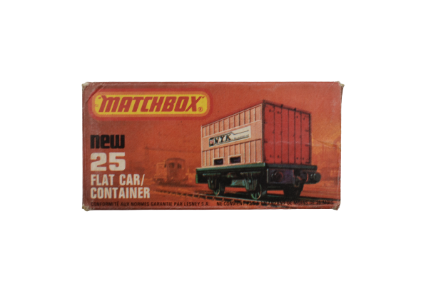 Lesney Matchbox 25 Flat Car Container