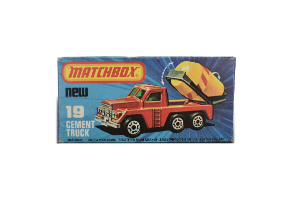 Lesney Matchbox Superfast 19 Cement Truck