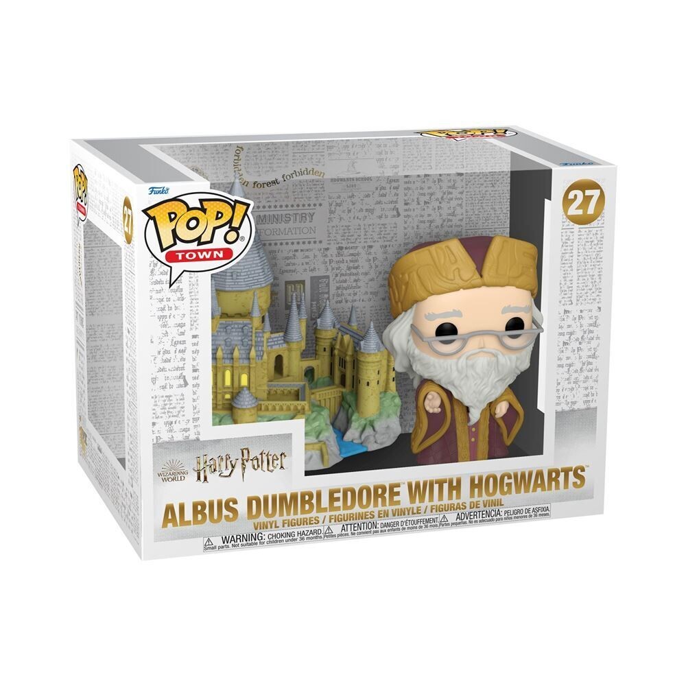 Funko Pop Town Harry Potter 27 Albus Dumbledore With Hogwarts