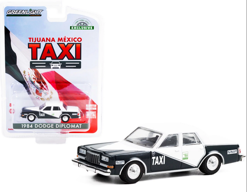 Greenlight Tijuana México Taxi Dodge Diplomat 1984