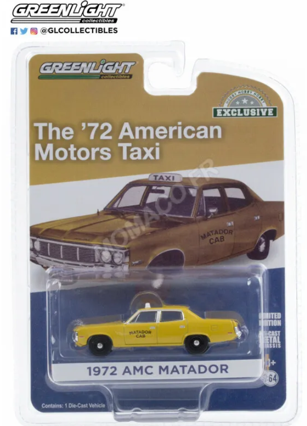 Greenlight Amc Matador 1972 Taxi