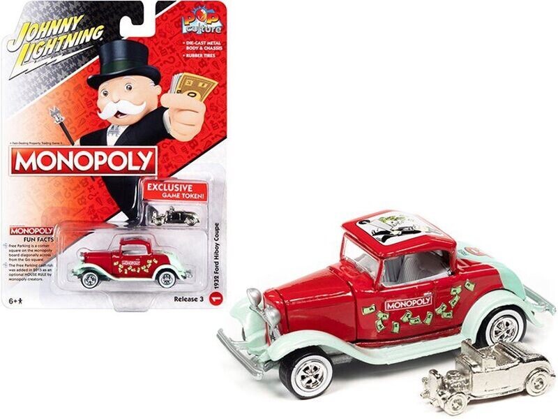 Johnny Lightning Monopoly Ford Hiboy Coupe 1932