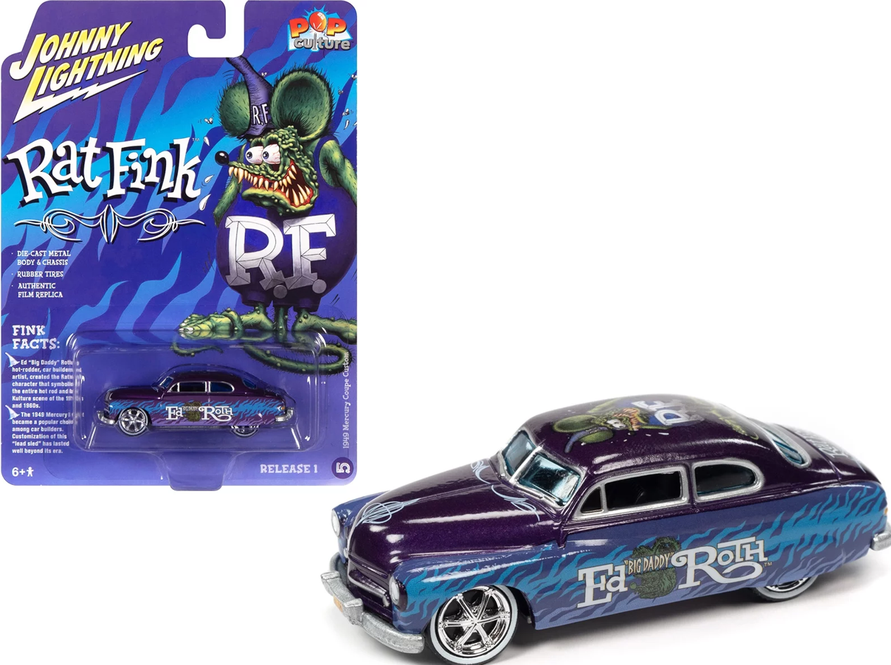 Johnny Lightning Rat Fink Mercury Coupe Custom 1949