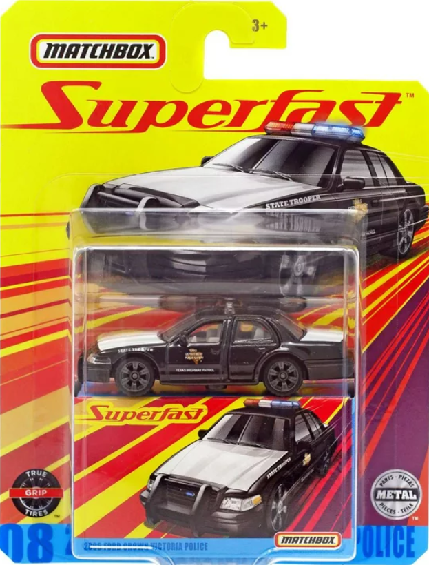 Matchbox Superfast 8 Ford Crown Victoria Police 2006