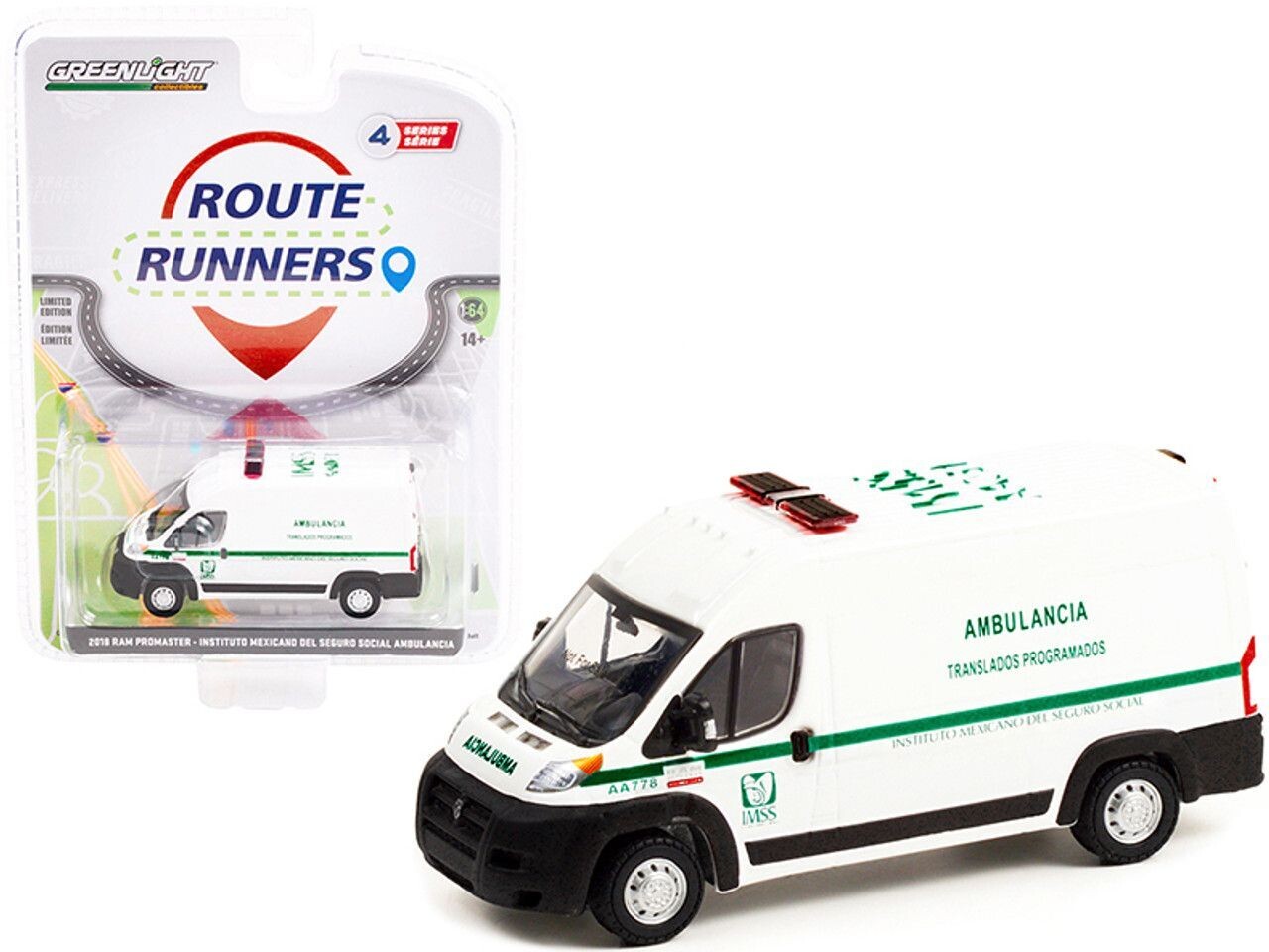 Greenlight Route Runners Dodge Ram Promaster 2018