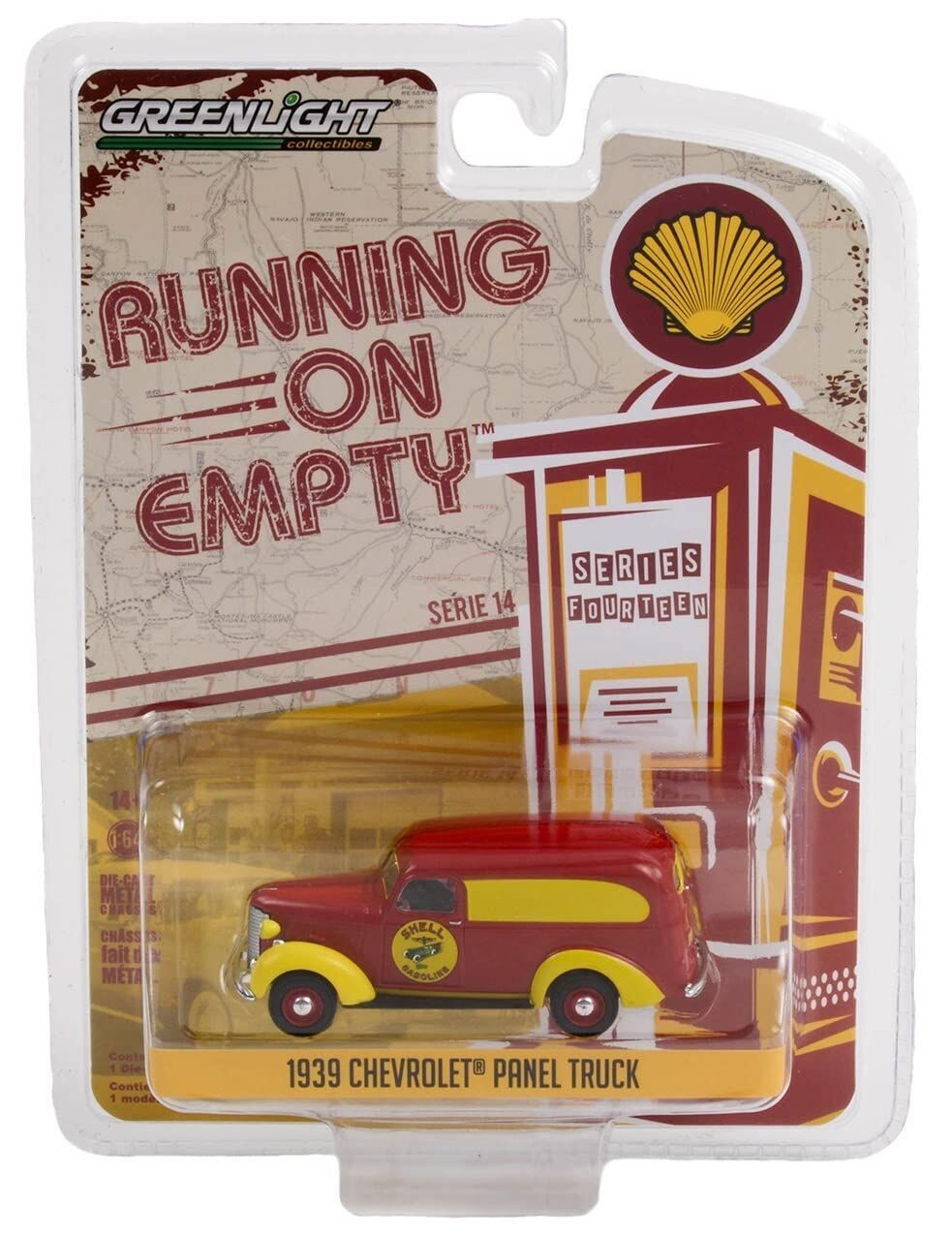 Greenlight Running On Empty Chevrolet Panel Truck 1939 Shell