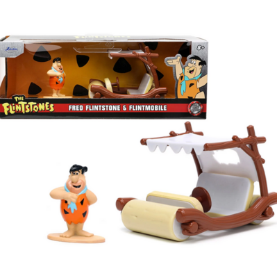 Jada Flintstones Fred Flintstone & Flintmobile