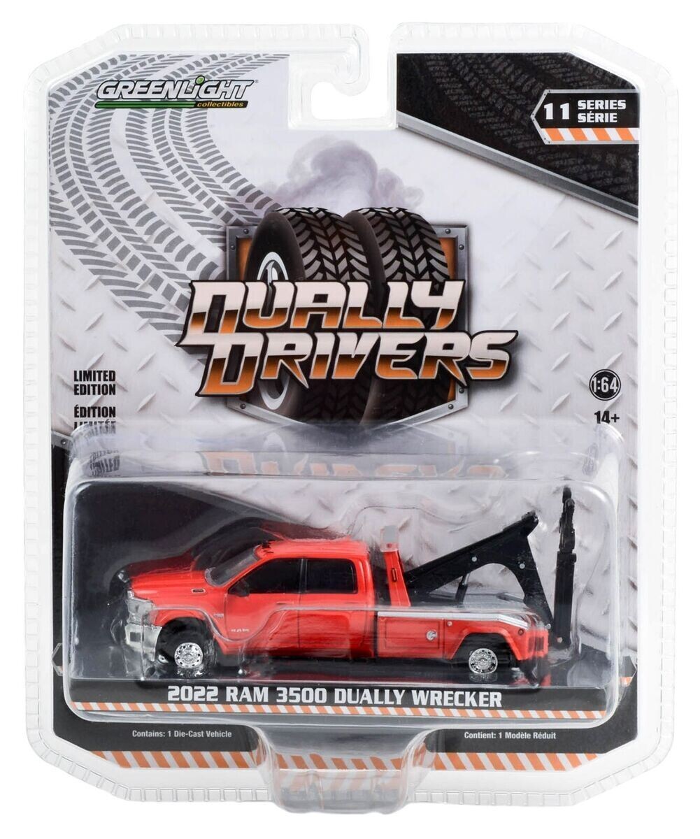 Greenlight Dually Drivers Dodge Ram 3500 Dually Wrecker 2022