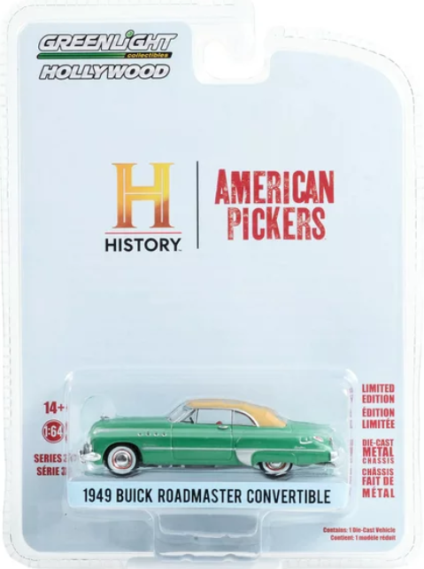 Greenlight American Pickers Buick Roadmaster Convertible 1949