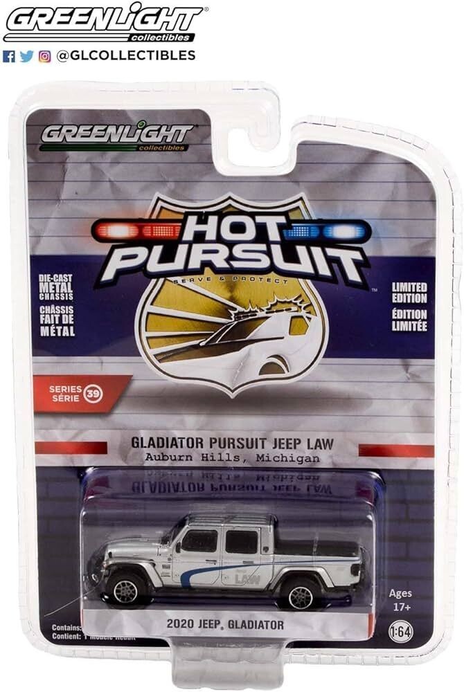 Greenlight Hot Pursuit Jeep Gladiator 2020