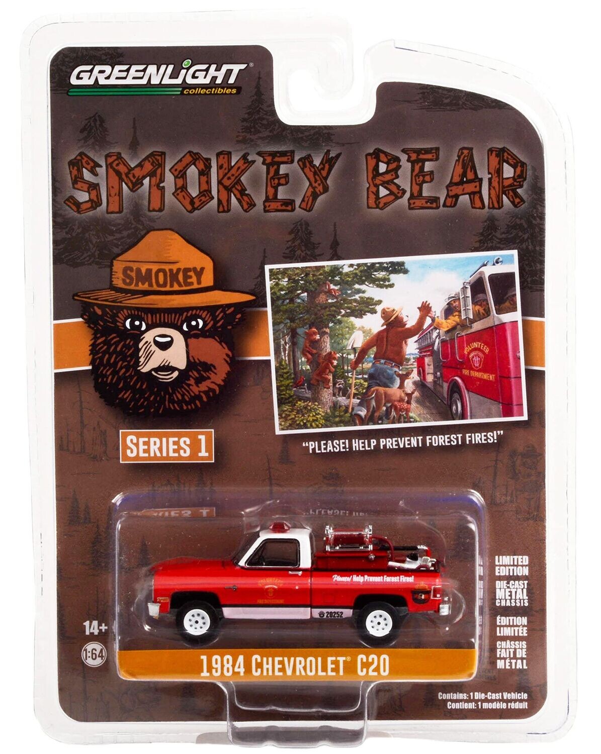 Greenlight Smokey Bear Chevrolet C20 1984